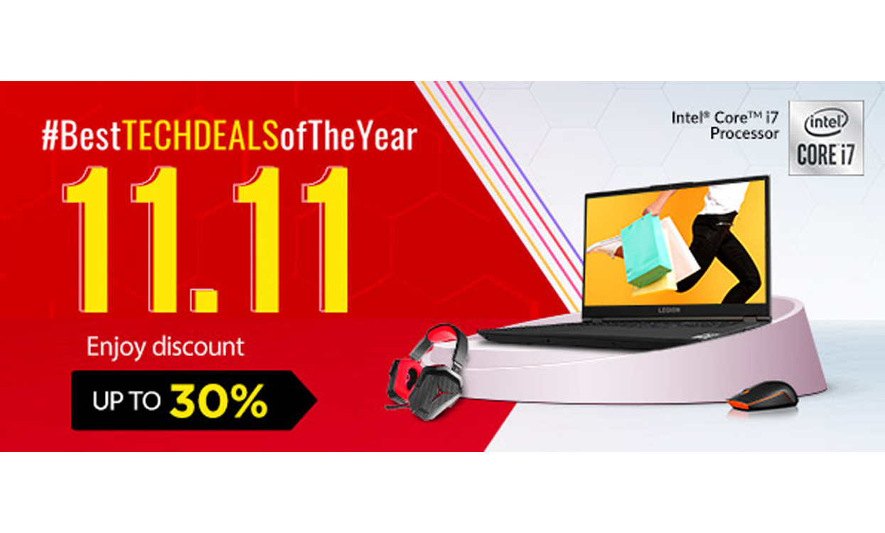 โปร 11.11 Best Techdeal of the year ลดราคา Notebook สูงสุด 30% I Lenovo